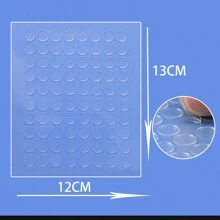 80片/1张双面无痕胶带，高粘度透明圆形胶点，非常适合固定玩具、汽车模型、海报、亚克力等，直径：1厘米