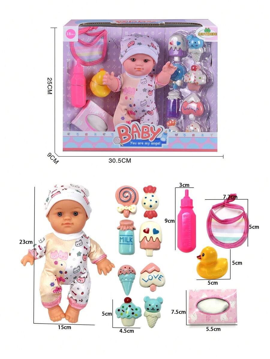 10英寸新生兒嬰兒娃娃,看起來非常逼真,配有配件。設計耐用的嬰兒娃娃玩具,是孩子們最好的禮物,為孩子們安全。