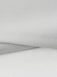 1塊簡約現代實色遮光滌綸窗簾,適用於臥室、客廳、陽臺,提供遮陽、保溫、防uv,附簾桿 - 淺灰色 - 查看 9