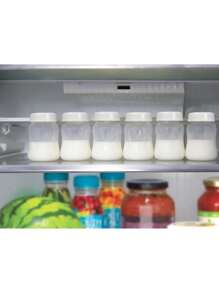 1pc/3pcs/6pcs Reusable 6oz 180ml Breast Milk Collection And Storage Bottle With Wide Neck, Compatible With 5cm Diameter Breast Pumps