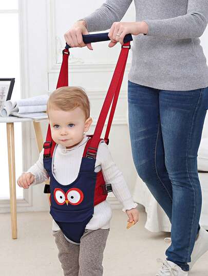 Arnés De Seguridad Para Bebés Caminar Ajustable De Desmontado 2 En 1 Con Protección Para La Cintura y Cuerda Anti-Tirones
