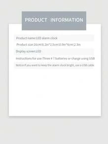 1个变色数字闹钟，带夜灯，床头柜闹钟，彩色字体和显示屏，电池/USB供电，带日期、温度、贪睡功能、亮度可调、LED调光模式，卧室装饰 - 軍綠色 - 查看 4