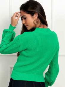 Women Sweaters - verde menta - Ver 2