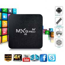 Android 9.0 Tv Box MXQ PRO 4K Quad Core 1GB 8GB Smart Android TV Caja Decodificador - Negro - Ver 1