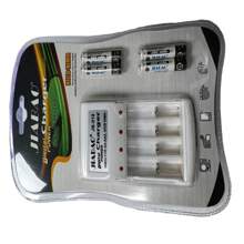 4 Pilas Aaa Recargables + Aa Aaa Cargador De Pilas Baterias - Sí - Ver 2