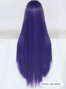 Xiên Tóc mái Anime Trang phục Tóc giả Mượt Thẳng 38 cm Siêu dài Vàng Sợi tổng hợp Glueless Chống nóng Chất xơ Tóc Mật độ Cao Tóc Giả Cosplay  Tóc mái Trường học Halloween Ngày lễ Tạ Ơn Trang phục Giáng sinh Phụ kiện & 1 Miếng Mũ tóc giả - Màu tím - Xem 2