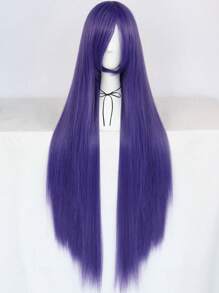 Xiên Tóc mái Anime Trang phục Tóc giả Mượt Thẳng 38 cm Siêu dài Vàng Sợi tổng hợp Glueless Chống nóng Chất xơ Tóc Mật độ Cao Tóc Giả Cosplay  Tóc mái Trường học Halloween Ngày lễ Tạ Ơn Trang phục Giáng sinh Phụ kiện & 1 Miếng Mũ tóc giả - Màu tím - Xem 4