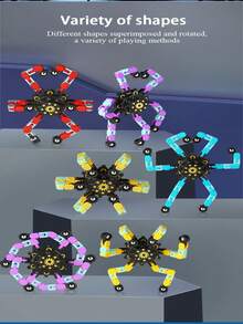 紫色變形減壓玩具,創意陀螺減壓手動玩具,生日首選禮物,聖誕禮物,萬聖節禮物,復活節禮物