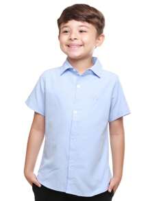 Young Boys Shirts - Celeste - Ver 2