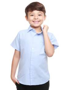 Young Boys Shirts - Celeste - Ver 3