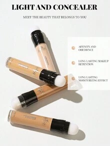 2 X 4 Color Concealer Pencils And Concealer Sticks Moisturizing Makeup Concealer Liquid Concealer, 2 Piece Long Lasting Waterproof Pink Up Makeup Face Makeup Product Pink Up Concealer - #01+#03 - View 7