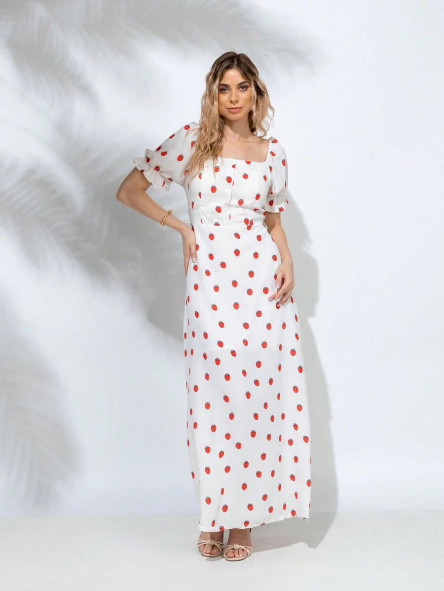 Women Dresses - 白色 - 查看 1