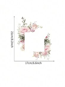 1pc DIY Switch Sticker, Flower Print Switch Wall Sticker, For Bedroom, Living Room, Stickers, Wall Decal, Vinyl Decal For Home Decorations, Spring Decoration Items Refresh Your Home, Rama Decoration Stickers Gifts Birthday Graduation