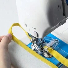 Prensatelas De Encuadernación Con Cinta De Sesgo Para Máquina De Coser Eléctrica Multifunción En El Hogar, Fabricante De Cinta De Sesgo Plegable Ajustable De 0,5-2 Cm