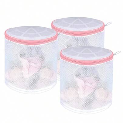 3个装文胸洗衣袋，适用于洗衣机，Liwilong文胸洗衣袋，文胸清洁袋，袜子洗衣袋，内衣洗衣袋，文胸清洁保护套，网状洗衣袋（6x6英寸，3个装）