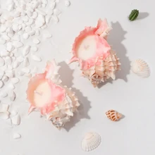 1 pièce Bougie parfumée à la coquille de mer unique personnalisée pour la décoration de la maison, cadeau d'anniversaire spécial, présent pour améliorer l'atmosphère des fêtes
