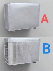1 pièce Housse de protection argent pour unité extérieure de climatiseur