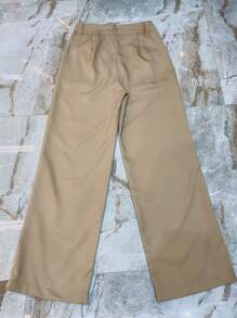 Women Pants - Camel - View 2