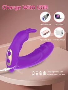 APP Remote Control Rabbit Vibrator Clitoris G-spot Stimulation Dildo Vibrator 10 Powerful Vibration Modes Sex Toy For Women