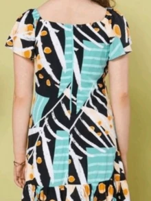 Teen Girls Dresses - Blanco y Negro - Ver 4