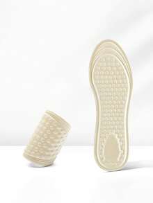 1雙豆子按摩休閒鞋墊適用於女性,柔軟透氣,吸濕性強,可裁剪適用於高跟鞋 - 米色 - 查看 5