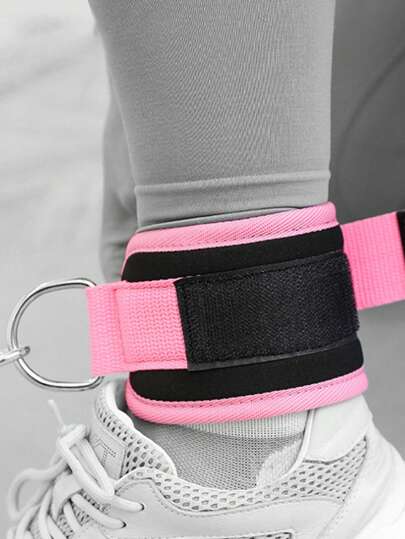 1pc Ankle Strap Leg Strength Training Exercise Equipment With Load Assistance, Foot Ring, Foot Buckle And Dumbbell Gym Accessories, Deporte, Gimnasio, Ejercicio En Casa, Pilates, Yoga, Entrenamiento En Casa