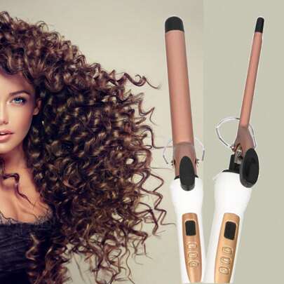 Multifunctional Curling Iron Hair Curling Wands Electric Fast Heating Hair Curling Iron Anti Scalding Design Hair Styling Tools (0.35IN,0.51IN,0.86IN,0.98IN,1.10IN,1.25IN) Mother's Day Gift