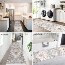 Laundry Room Rug Long  Hallway Rug Runner Kitchen Mat, Soft Non Slip Machine Washable Stair Carpet Runner for Hall Living Room Bedroom Sunroom Hardwood Floors - Multicolor - View 9