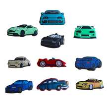 10pcs New Race Car Series Ins Style Shoe Decoration Accessories, Including Shoe Flowers And Shoe Buckles - Multicolor - View 1