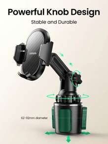 UGREEN Car Cup Holder Phone Mount Mobile Phone Holder Universal Adjustable Cup Holder Cradle Car Mount For 4.7-7.2 Inch