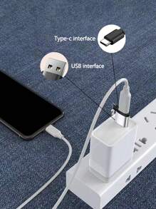 1 bộ chuyển đổi cáp sạc Type-C sang USB - màu đen - Xem 7