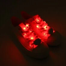 Cordón Luminoso Led Rojo Para Fiestas Nocturnas, Bailar, Correr, Patinar, Cordones Luminosos - Rojo - Ver 7