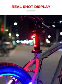 Bicycle Light Usb Rechargeable Led Warning Taillight For Night Cycling