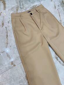 Women Pants - Camel - View 4