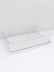 1pc Clear Makeup Organizer, Freely Assembled Cosmetic Storage With Drawers For Home And Office - Clear - View 6