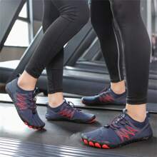 男款運動涼鞋,防滑快干水鞋,適用於夏季的戶外海灘游泳釣魚徒步旅行河流越野鞋 - 藍色 - 查看 4