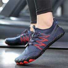 男款運動涼鞋,防滑快干水鞋,適用於夏季的戶外海灘游泳釣魚徒步旅行河流越野鞋 - 藍色 - 查看 1