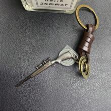 1pc Men's Retro M700 Rifle Shaped Car Keychain Pendant, Suitable For Daily Use At Home - Bronze - View 2