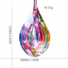 1 pezzo Decorazioni 75mm colorato drago occhio cristallo , giardino