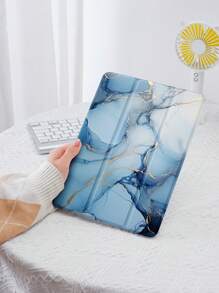 大理石圖案筆套,適用於ipad/Tab/帶筆鞘,支援自動睡眠/喚醒功能 - 彩色 - 查看 4