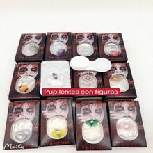 Pupilentes Halloween, Cosplay Kakashi Sharingan MANY CHARACTERS 1 PAIR SENT - Red - View 6