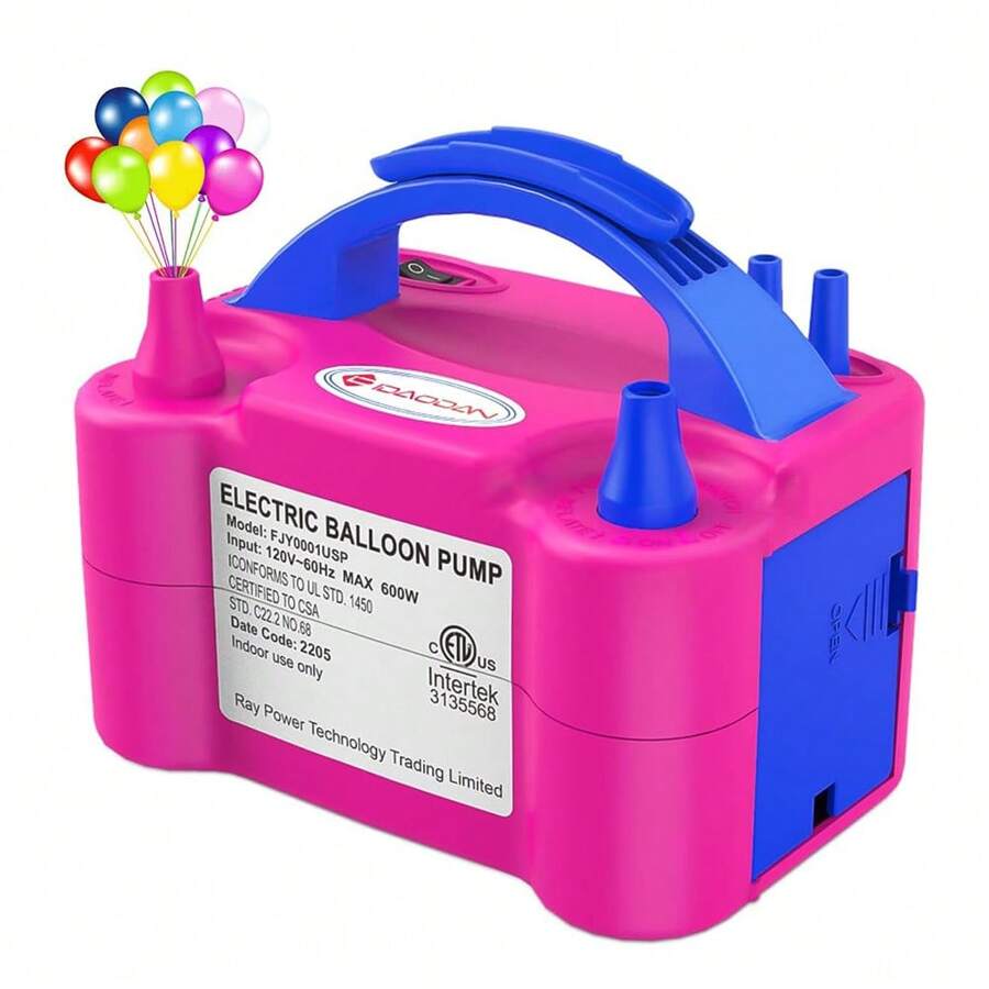 IDAODAN Electric Balloon Pump Portable Electric Balloon Blower Machine