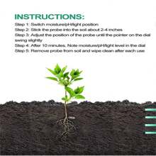 1pc Flower & Plant Soil Moisture Meter, Gardening Test Tool For Water Content - Green - View 5