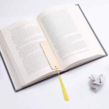 64入組木製書籤,32入組diy木工書籤和32入組多色流蘇,12x3.2公分木質掛牌矩形空白書籤帶孔,diy木製書籤和流蘇 - 彩色 - 查看 5