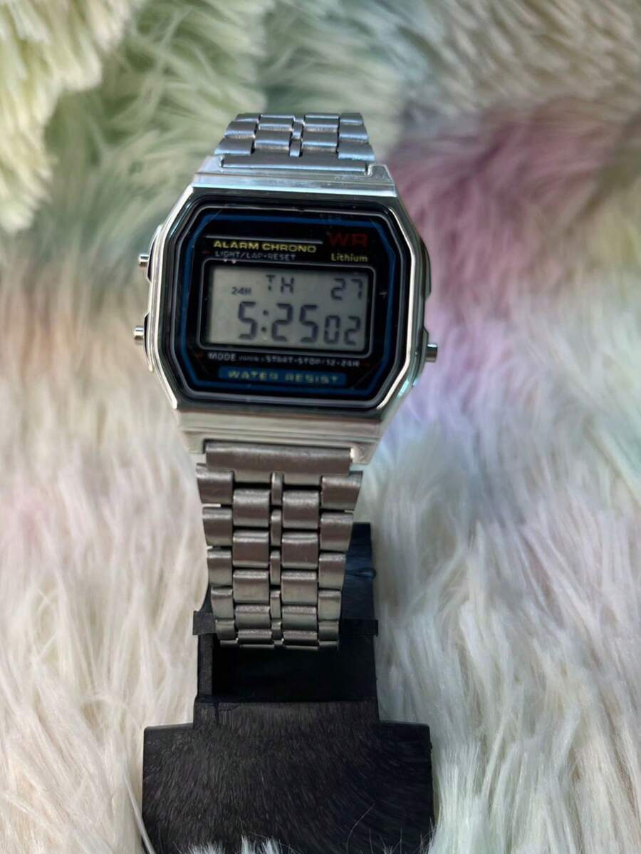 Women's Digital Watches - Blanco y Negro - Ver 1
