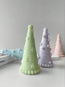 1pc Christmas Tree Shaped Silicone Mold - White - View 5