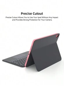 Magic Keyboard Case For 2022 iPad 10th Generation 10.9 Magnetic Smart Cover Wireless Magnetic Keyboard - Black - View 5