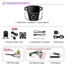 T7 Android 10 Ô tô/xe hơi Âm thanh nổi Đa phương tiện Video Người chơi Tương thích với Focus 3 Android Ô tô/xe hơi 2Din DVD Với Dẫn đường - màu đen - Xem 9