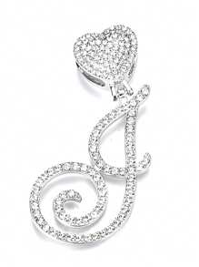 銀色連鎖字母吊墜項鍊,精緻字母吊墜附有a到z的不對稱字母陳述,不對稱字母頸鏈,禮品盒包裝 - 銀色 - 查看 12