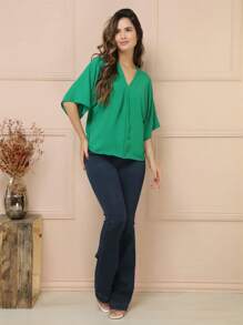 Women Tops - màu xanh lá - Xem 1